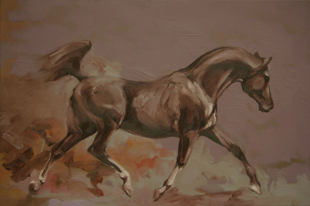 Arab (study I)  2015 oil on canvas 61 x 91cm copy