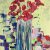 Vase with poppies